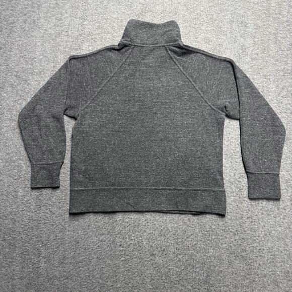 Nike 1/4 Zip Sweater Women's Small Gray Pullover Mock Neck Long Sleeve - Picture 5 of 7
